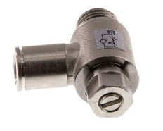 Vanne de régulation de débit Coude d'entrée 8 mm - G1/4'' en laiton Vis fendue