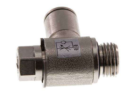 Vanne de régulation de débit Coude d'entrée 8 mm - G1/4'' en laiton Vis fendue