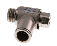 Vanne de régulation de débit Coude d'entrée 10 mm - G1/4'' laiton Vis fendue