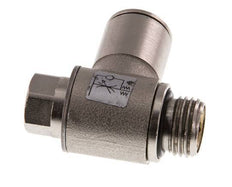 Vanne de régulation de débit Coude d'entrée 10 mm - G1/4'' laiton Vis fendue