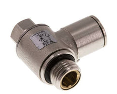 Vanne de régulation de débit Coude d'entrée 10 mm - G1/4'' laiton Vis fendue