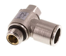Vanne de régulation de débit Coude d'entrée 12 mm - G1/4'' en laiton Vis fendue