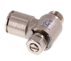 Vanne de régulation de débit Coude d'entrée 12 mm - G1/4'' en laiton Vis fendue