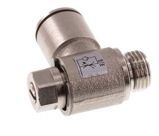 Vanne de régulation de débit Coude d'entrée 12 mm - G1/4'' en laiton Vis fendue