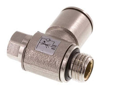 Vanne de régulation de débit Coude d'entrée 12 mm - G1/4'' en laiton Vis fendue