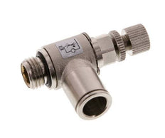 Flow Control Valve Meter-Out Elbow 10 mm - G1/4'' Brass Knurled Screw