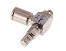 Vanne de régulation de débit Coude d'entrée 4 mm - M5 Vis moletée en laiton