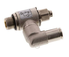 Vanne de régulation de débit compteur-sortie rotatif 4 mm - G1/8'' Vis fendue en laiton