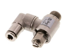 Vanne de régulation de débit compteur-sortie rotatif 4 mm - G1/8'' Vis fendue en laiton