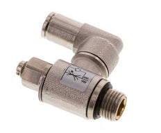 Vanne de régulation de débit compteur-sortie rotatif 4 mm - G1/8'' Vis fendue en laiton