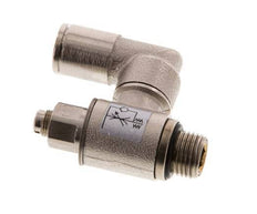 Vanne de régulation de débit compteur-sortie rotatif 6 mm - G1/8'' Vis fendue en laiton