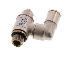 Vanne de régulation de débit compteur-sortie rotatif 6 mm - G1/8'' Vis fendue en laiton