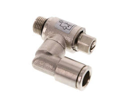 Vanne de régulation de débit compteur-sortie rotatif 8 mm - G1/8'' Vis fendue en laiton
