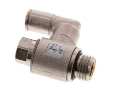 Vanne de régulation de débit compteur-sortie rotatif 6 mm - G1/4'' Vis fendue en laiton