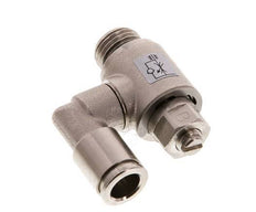 Vanne de régulation de débit compteur-sortie rotatif 8 mm - G1/4'' Vis fendue en laiton