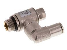 Vanne de régulation de débit Meter-In Rotative 4 mm - G1/8'' Vis fendue en laiton