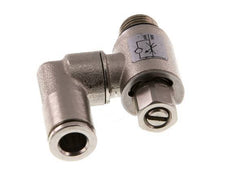 Vanne de régulation de débit Meter-In Rotative 6 mm - G1/8'' Vis fendue en laiton