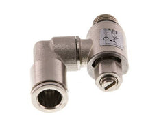 Vanne de régulation de débit Meter-In Rotative 8 mm - G1/8'' Vis fendue en laiton