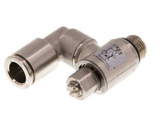 Vanne de régulation de débit Meter-In Rotative 8 mm - G1/8'' Vis fendue en laiton