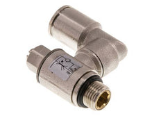 Vanne de régulation de débit Meter-In Rotative 8 mm - G1/8'' Vis fendue en laiton