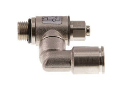 Vanne de régulation de débit Meter-In Rotative 8 mm - G1/8'' Vis fendue en laiton