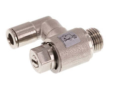 Vanne de régulation de débit Meter-In Rotative 6 mm - G1/4'' Vis fendue en laiton