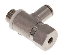 Clapet anti-retour pilote 4mm & G 1/8'' coude mâle laiton 0.5-10bar (7-145psi)