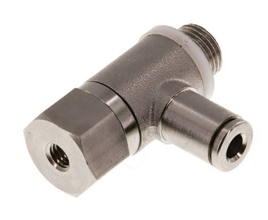 Clapet anti-retour pilote 4mm & G 1/8'' coude mâle laiton 0.5-10bar (7-145psi)