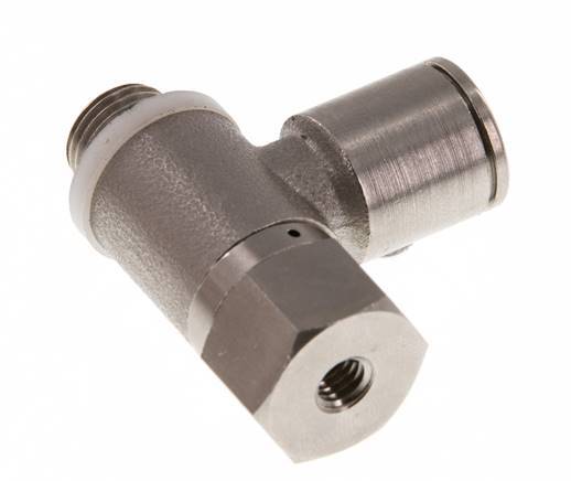 Clapet anti-retour pilote 8mm & G 1/8'' coude mâle laiton 0.5-10bar (7-145psi)