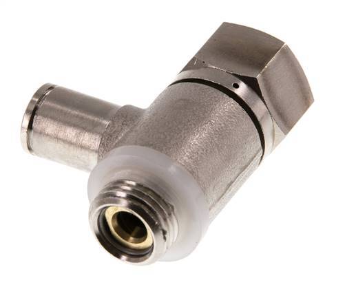 Clapet anti-retour pilote 6mm & G 1/4'' coude mâle laiton 0.5-10bar (7-145psi)