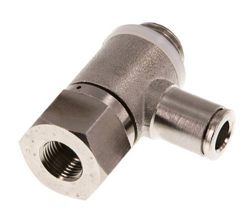 Clapet anti-retour pilote 6mm & G 1/4'' coude mâle laiton 0.5-10bar (7-145psi)