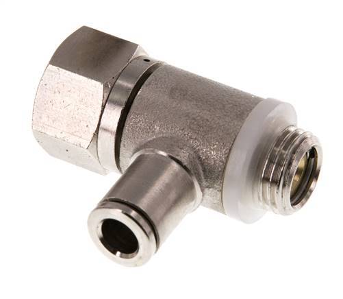 Clapet anti-retour pilote 6mm & G 1/4'' coude mâle laiton 0.5-10bar (7-145psi)