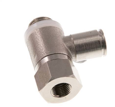 Clapet anti-retour pilote 8mm & G 1/4'' coude mâle laiton 0.5-10bar (7-145psi)