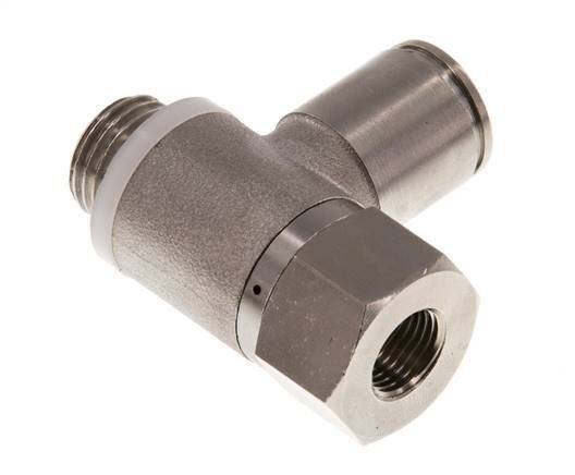 Clapet anti-retour pilote 10mm & G 1/4'' coude mâle laiton 0.5-10bar (7-145psi)