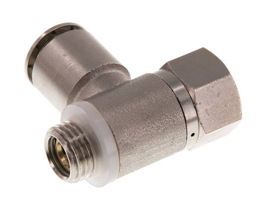 Clapet anti-retour pilote 12mm & G 1/4'' coude mâle laiton 0.5-10bar (7-145psi)