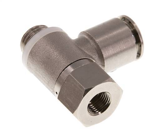 Clapet anti-retour pilote 12mm & G 1/4'' coude mâle laiton 0.5-10bar (7-145psi)