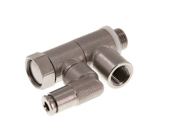 Pilot Operated Check Valve 4mm & G1/8'' Male Elbow Brass 0.5-10bar (7-145psi)