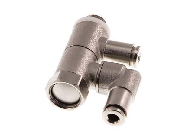 Clapet anti-retour pilote 4mm & G1/8'' Coude mâle Laiton 0.5-10bar (7-145psi)