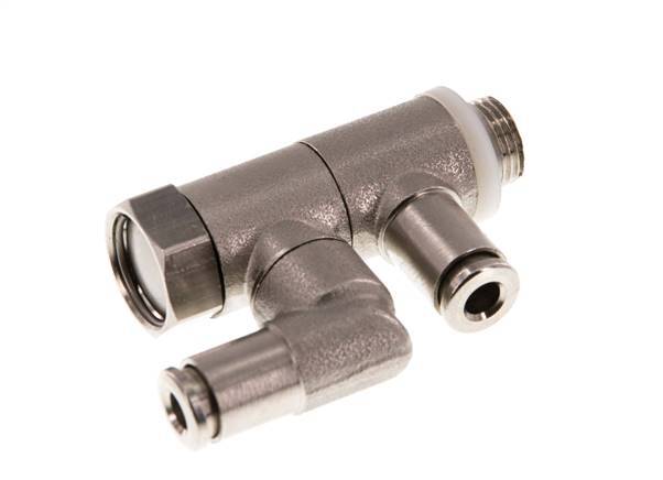 Clapet anti-retour pilote 4mm & G1/8'' Coude mâle Laiton 0.5-10bar (7-145psi)