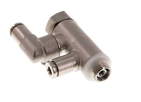 Clapet anti-retour pilote 4mm & G1/8'' Coude mâle Laiton 0.5-10bar (7-145psi)