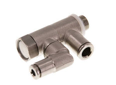 Clapet anti-retour pilote 6mm & G1/8'' coude mâle laiton 0.5-10bar (7-145psi)