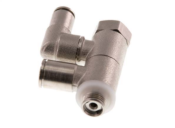 Clapet anti-retour pilote 6mm & G1/8'' coude mâle laiton 0.5-10bar (7-145psi)