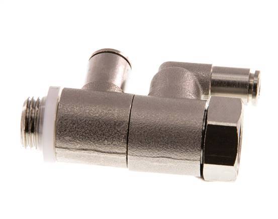 Clapet anti-retour pilote 6mm & G1/4'' coude mâle laiton 0.5-10bar (7-145psi)