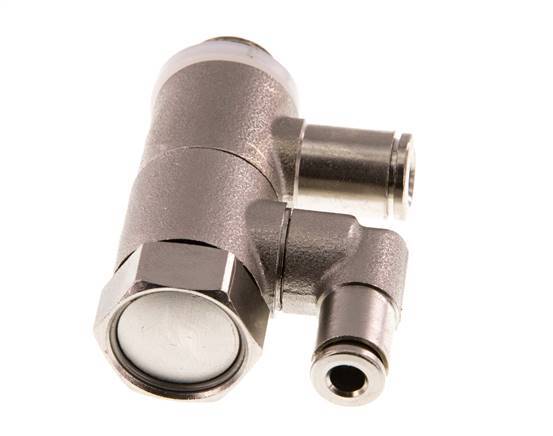 Clapet anti-retour pilote 6mm & G1/4'' coude mâle laiton 0.5-10bar (7-145psi)