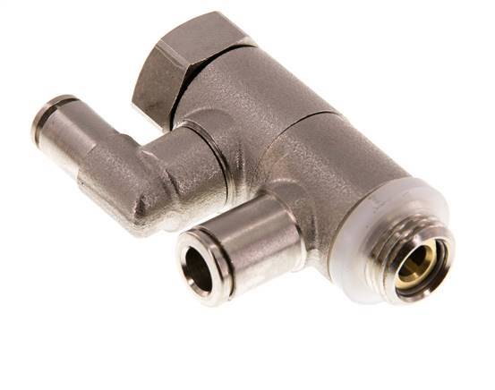 Clapet anti-retour pilote 6mm & G1/4'' coude mâle laiton 0.5-10bar (7-145psi)