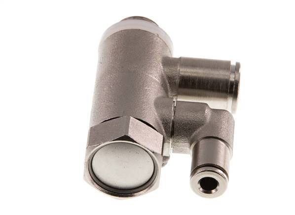 Clapet anti-retour pilote 8mm & G1/4'' coude mâle laiton 0.5-10bar (7-145psi)