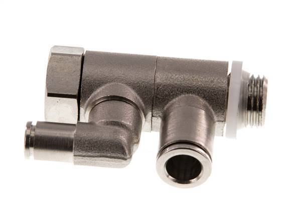 Clapet anti-retour pilote 8mm & G1/4'' coude mâle laiton 0.5-10bar (7-145psi)