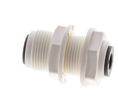 6mm Push-in Fitting POM EPDM Bulkhead [2 Pieces]