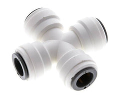 10mm Cross Push-in Fitting POM EPDM FDA [2 Pieces]
