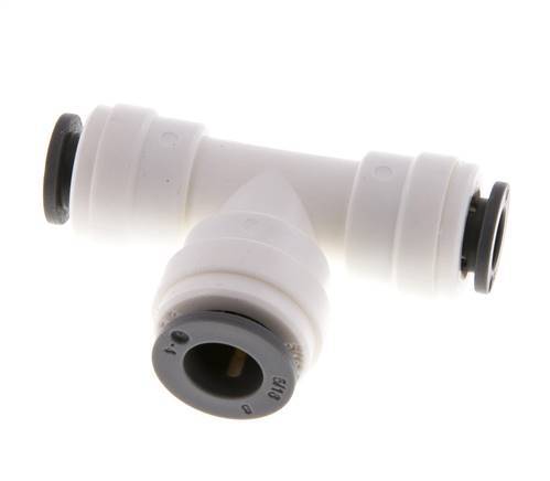 Raccord en T Push-in 1/4'' x 5/16'' POM EPDM FDA [2 Pièces]